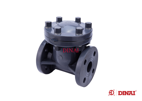Tipo horizontal válvulas de control DN15-DN300 del oscilación de UPVC para el petróleo y gas industrial